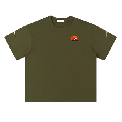 Heavyweight Drop Shoulder Cotton T-Shirt
