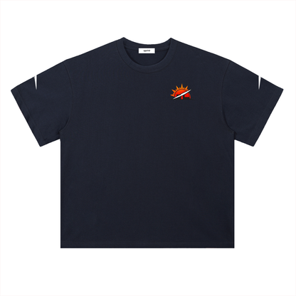 Heavyweight Drop Shoulder Cotton T-Shirt