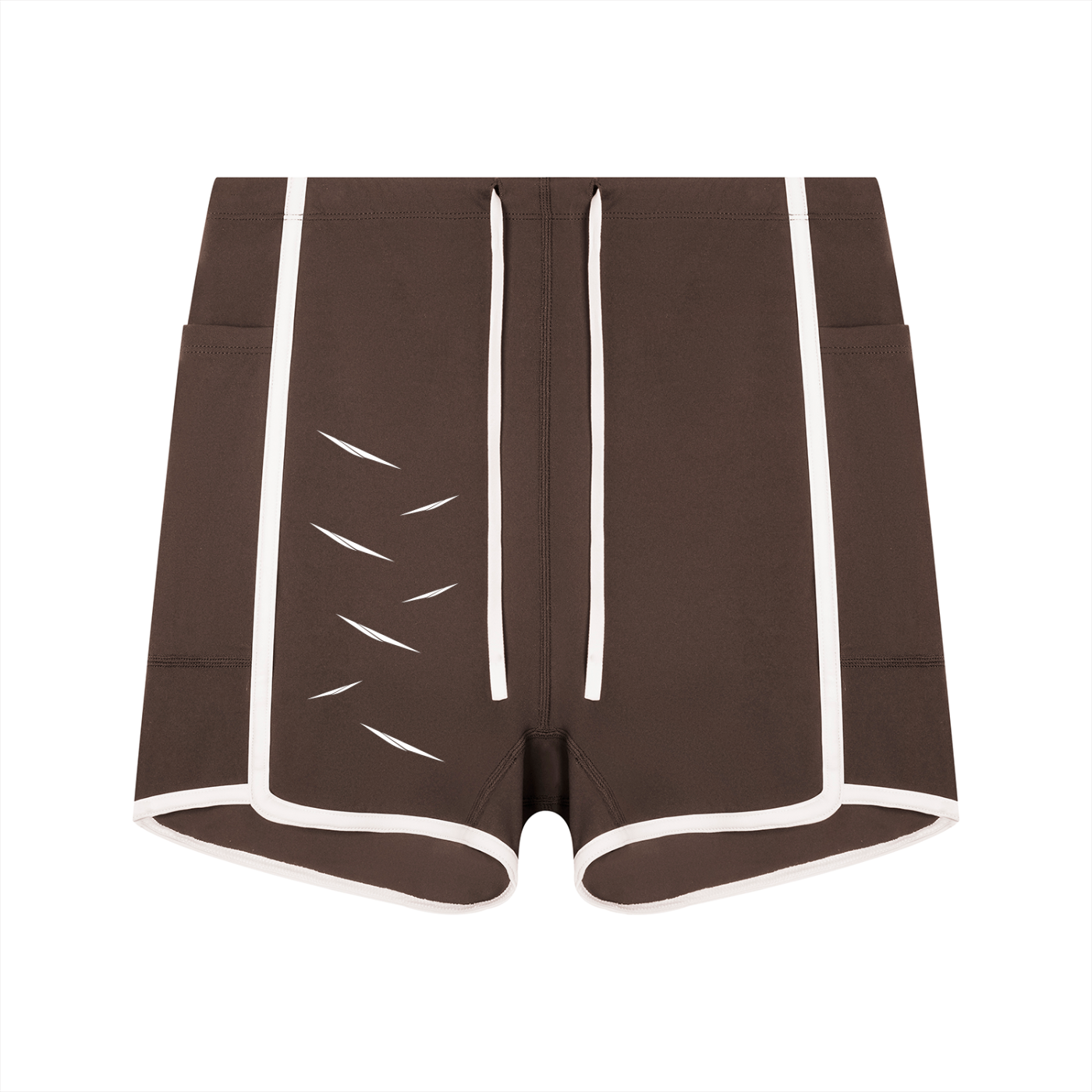 Women's High Rise Color Block Yoga Shorts